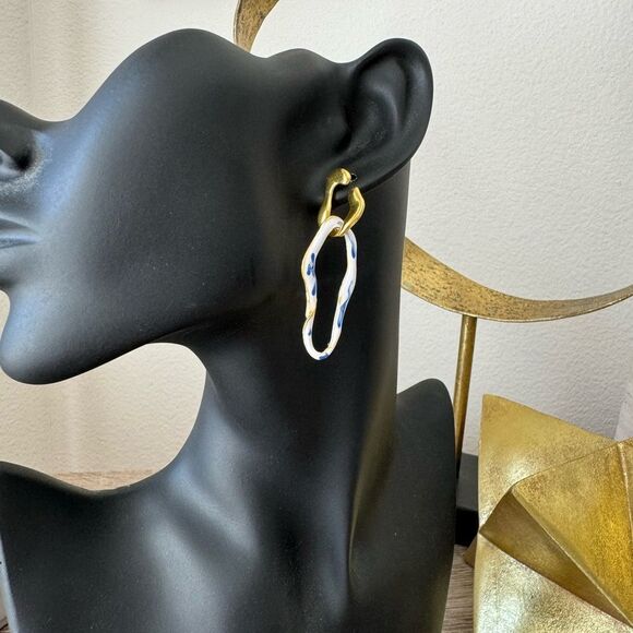 Vintage style drop earrings A1068 - Picture 6 of 6